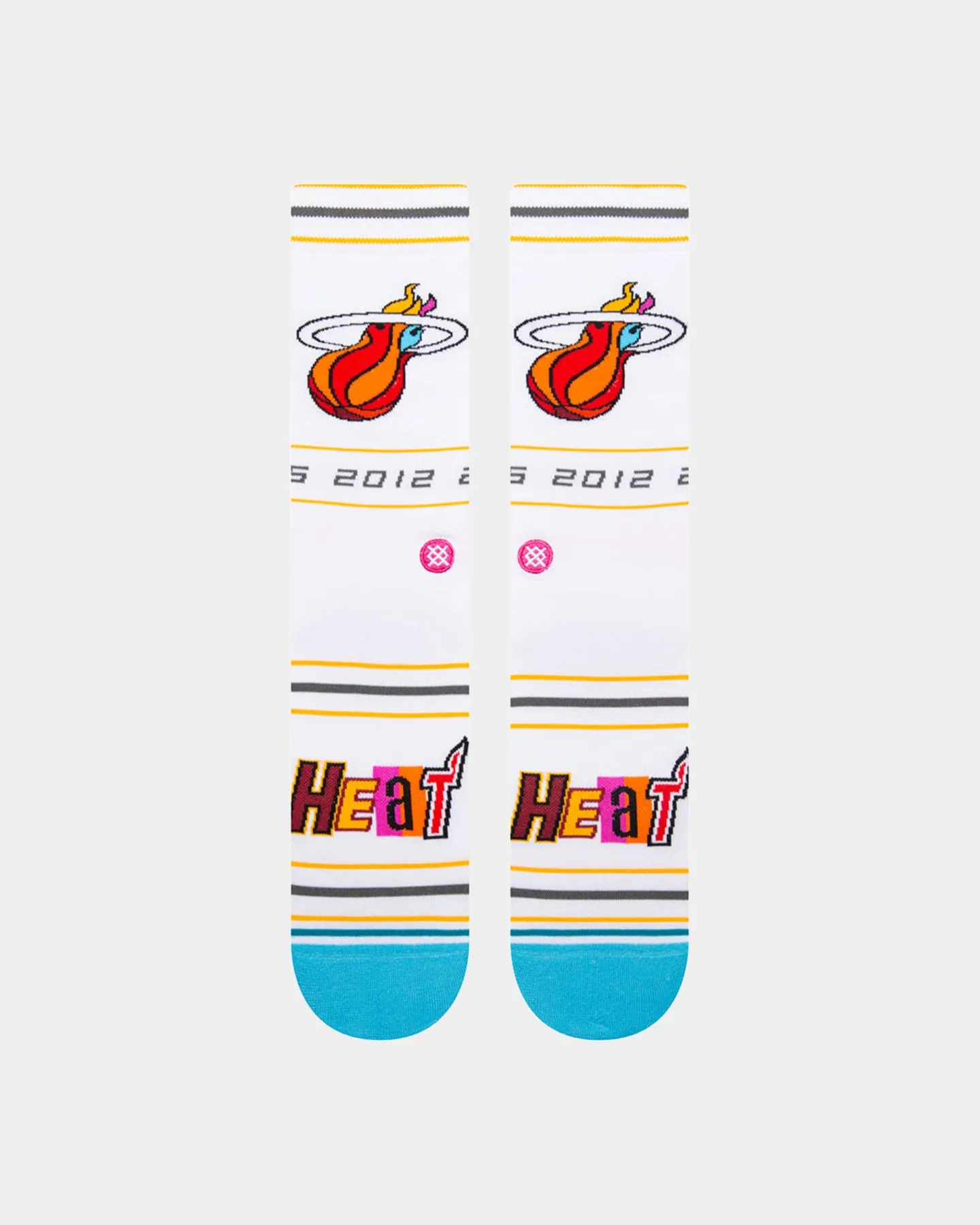 Stance X NBA Miami Heat CE 2023 Socks White