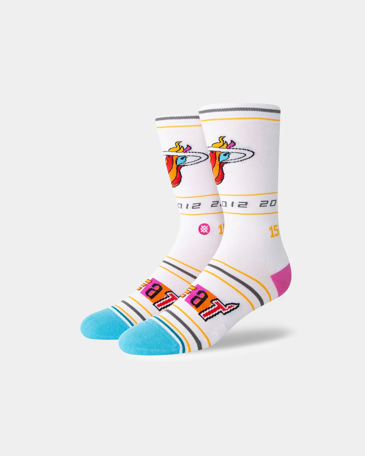 Stance X NBA Miami Heat CE 2023 Socks White