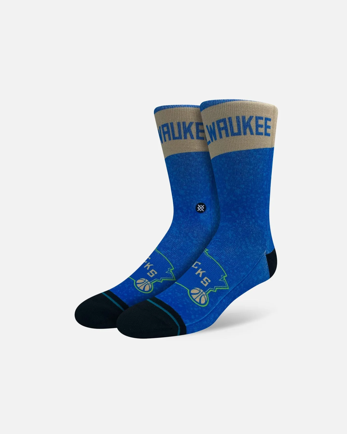 Stance X NBA Milwaukee Bucks Crewcut Socks Multi