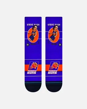 Stance X NBA Phoenix Suns Steve Nash Retro Bighead Crewcut Socks Multi