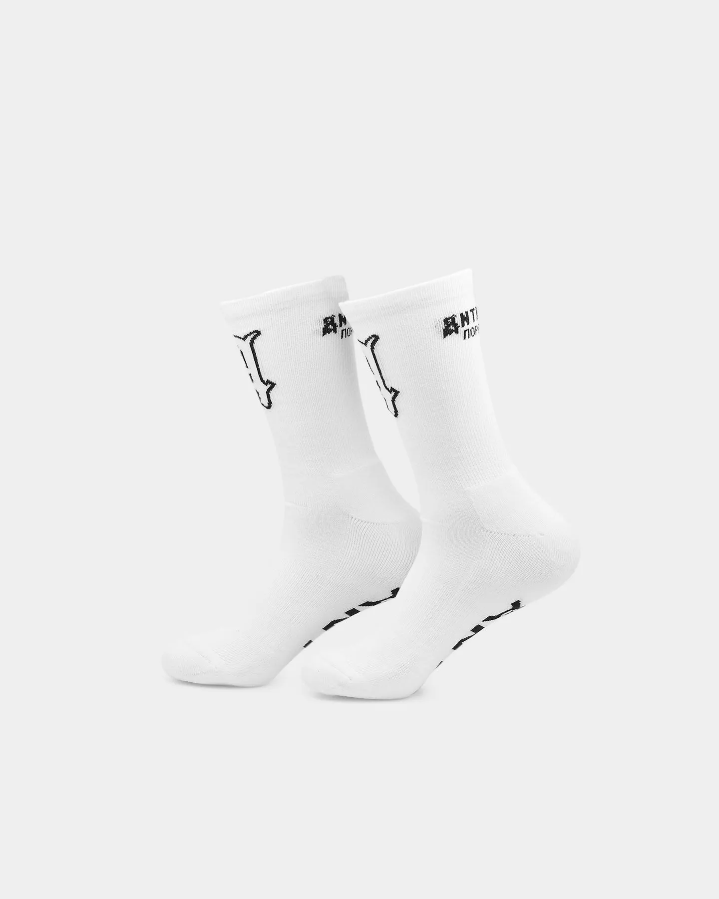 The Anti Order Military Socks White/Black