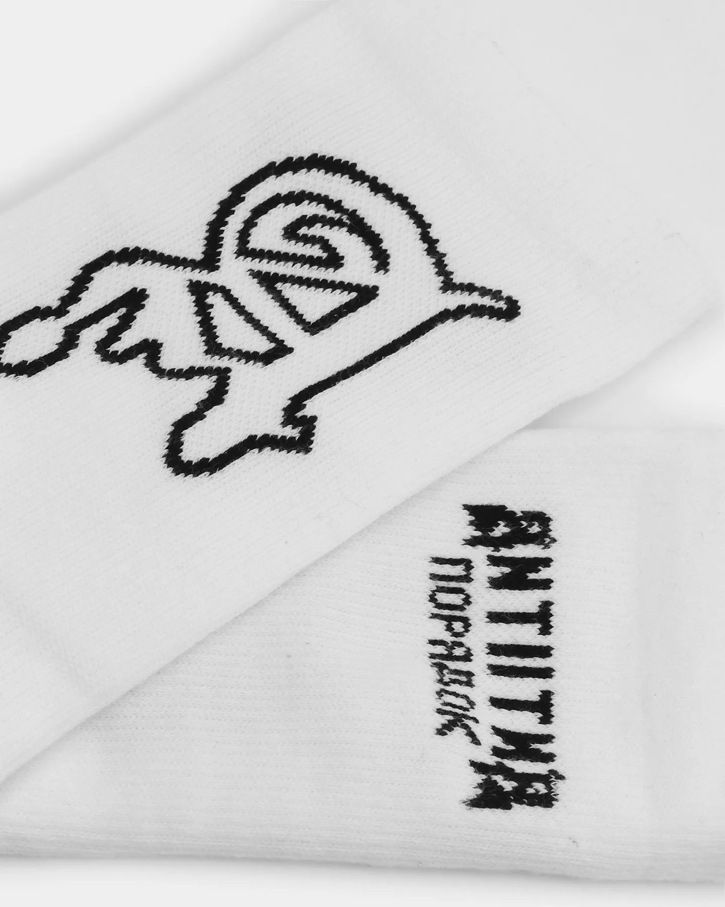 The Anti Order Military Socks White/Black