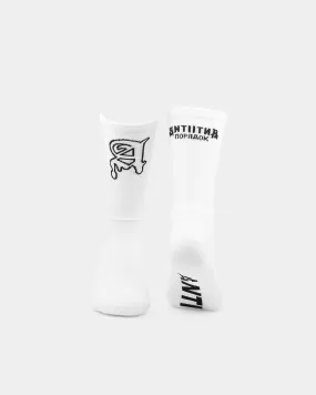 The Anti Order Military Socks White/Black