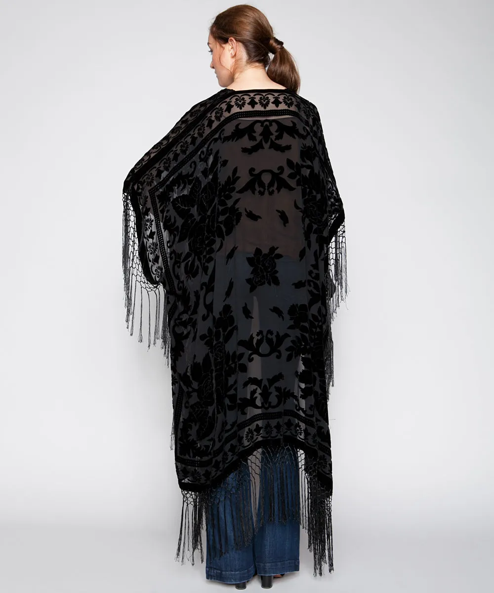 THE FLORENCE CAFTAN IN BLACK