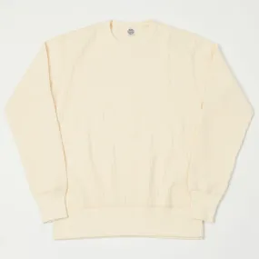 TOYS McCOY Big Waffle Crew Neck Sweatshirt - Natural