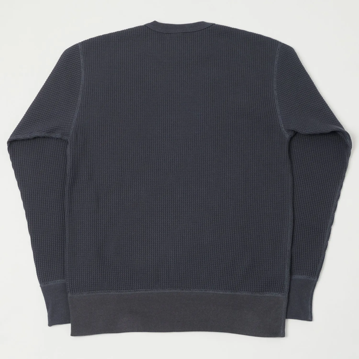 TOYS McCOY Big Waffle Crew Neck Sweatshirt - Navy