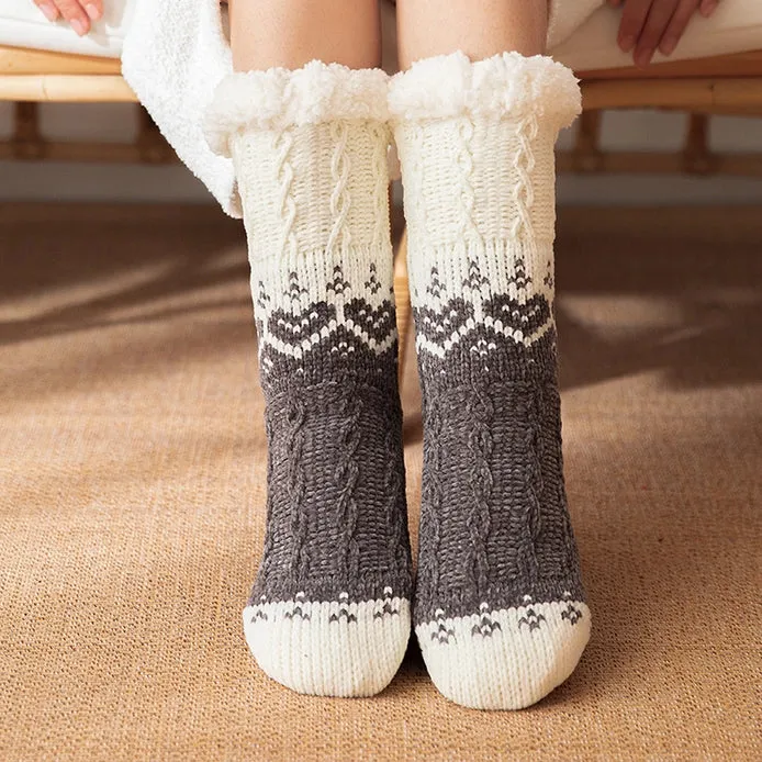 Warm Plush Indoor Slipper Socks - Click to see Options