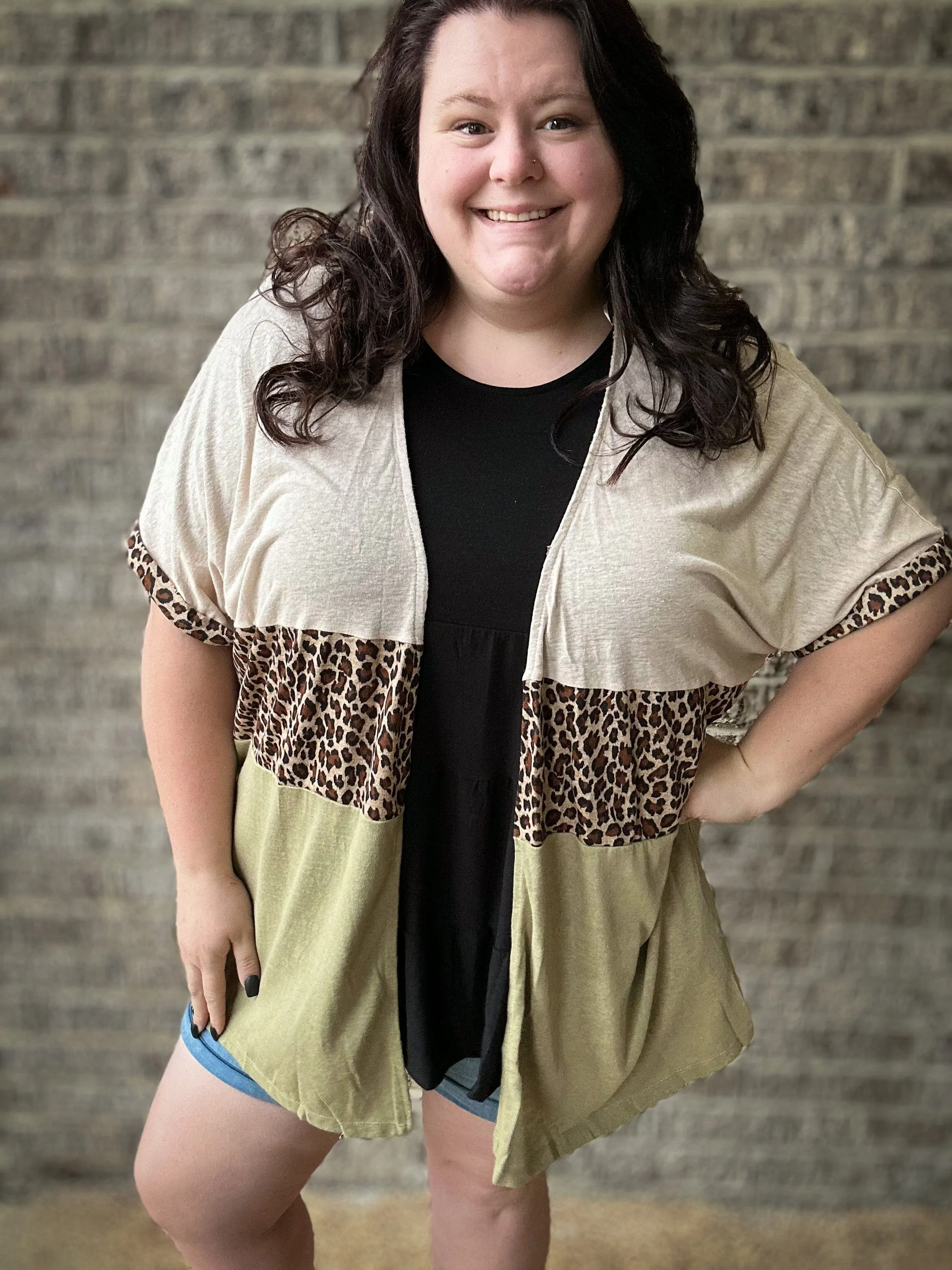 Wild Girl Kimono Top (1X-2X-3X)