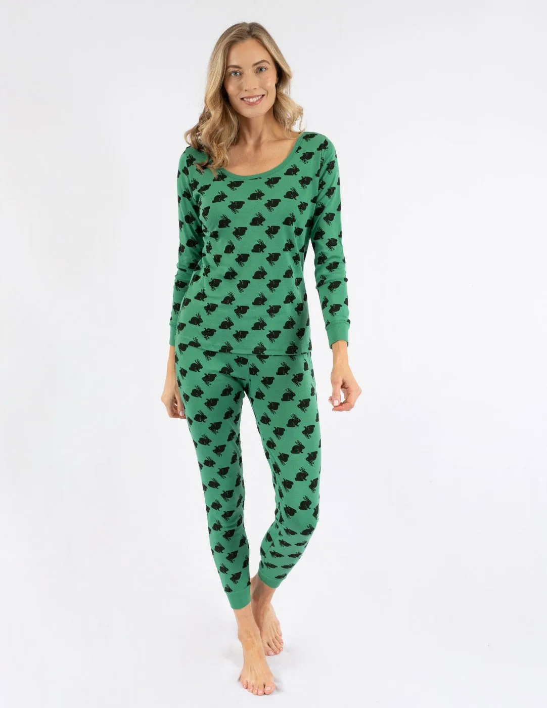 Women's Cotton Bunny Pajamas