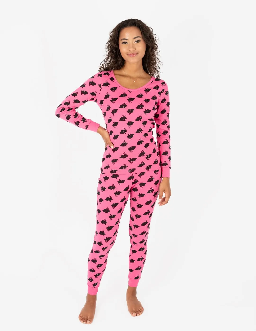 Women's Cotton Bunny Pajamas